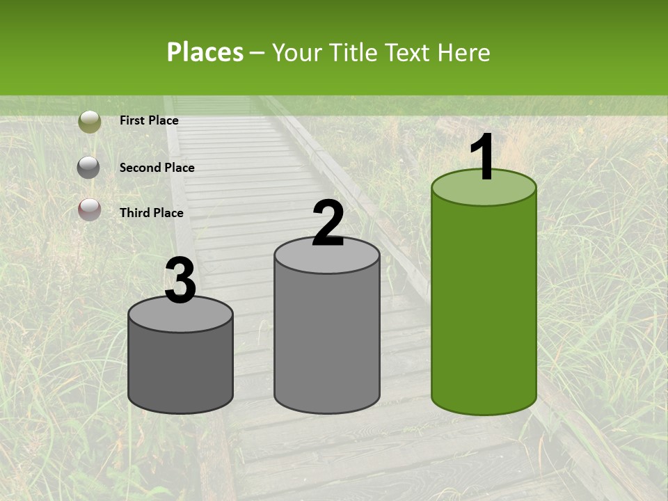 Autumn Bush Green PowerPoint Template