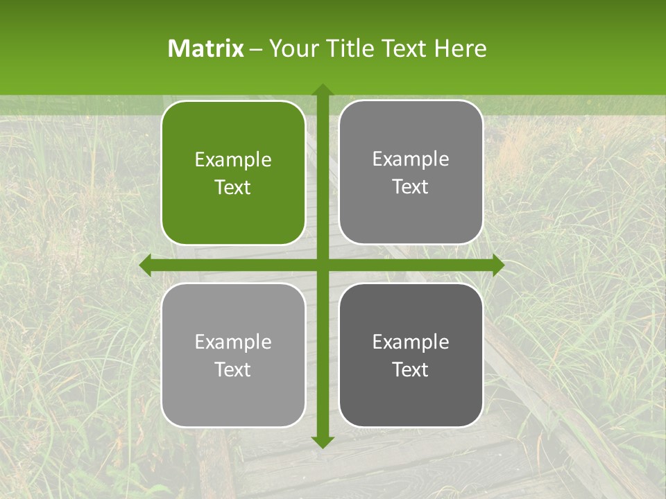 Autumn Bush Green PowerPoint Template