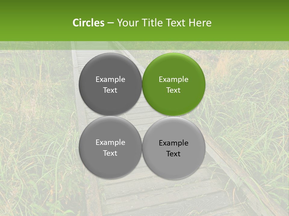 Autumn Bush Green PowerPoint Template