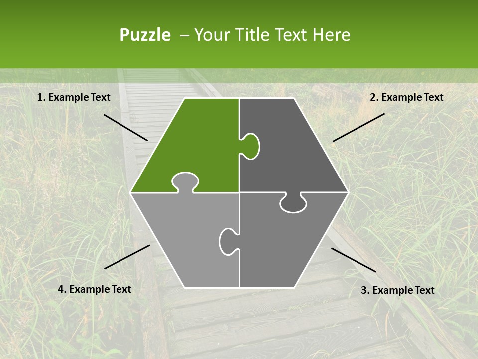 Autumn Bush Green PowerPoint Template