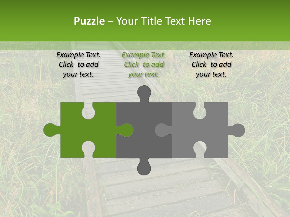 Autumn Bush Green PowerPoint Template