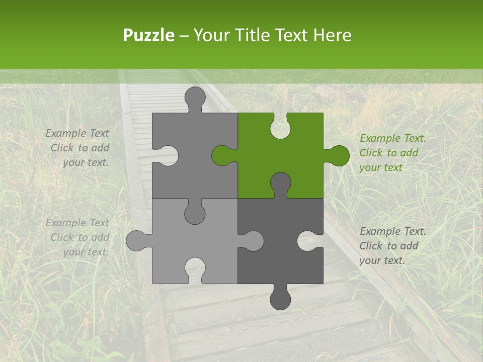 Autumn Bush Green PowerPoint Template