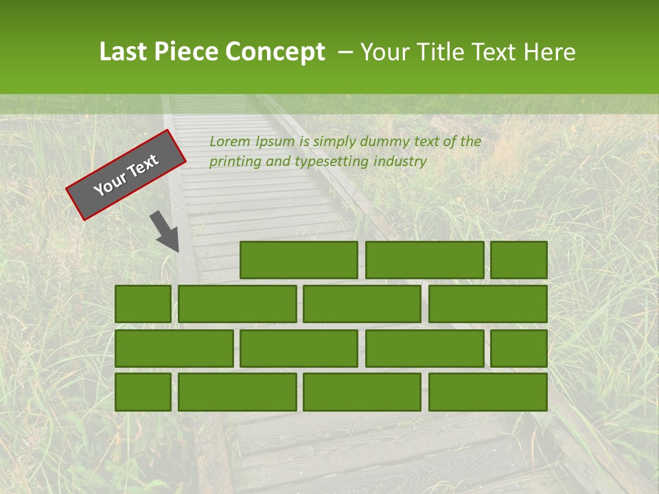 Autumn Bush Green PowerPoint Template