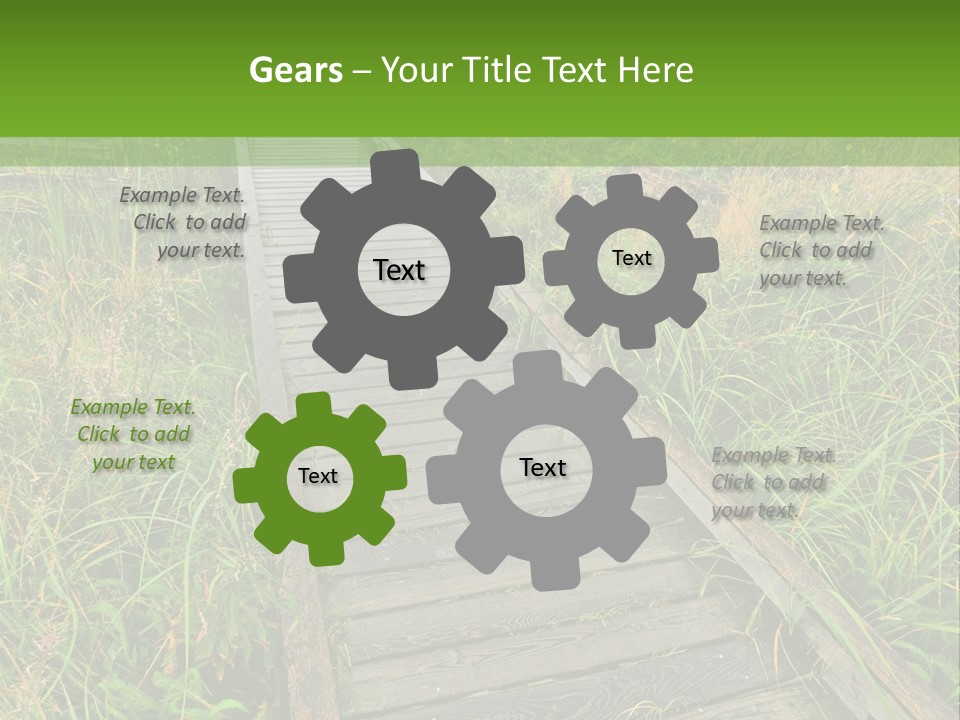 Autumn Bush Green PowerPoint Template