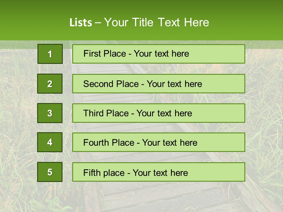 Autumn Bush Green PowerPoint Template