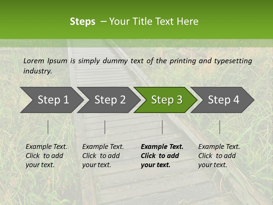 Autumn Bush Green PowerPoint Template