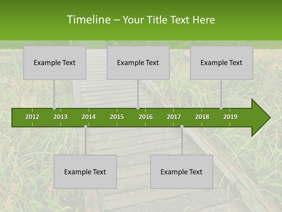 Autumn Bush Green PowerPoint Template