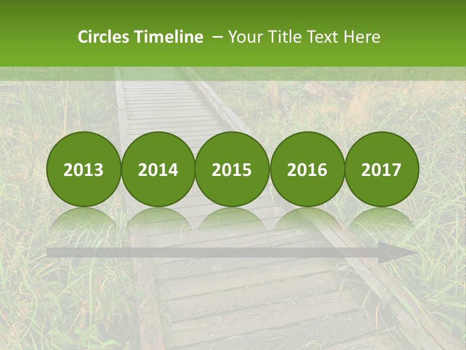 Autumn Bush Green PowerPoint Template