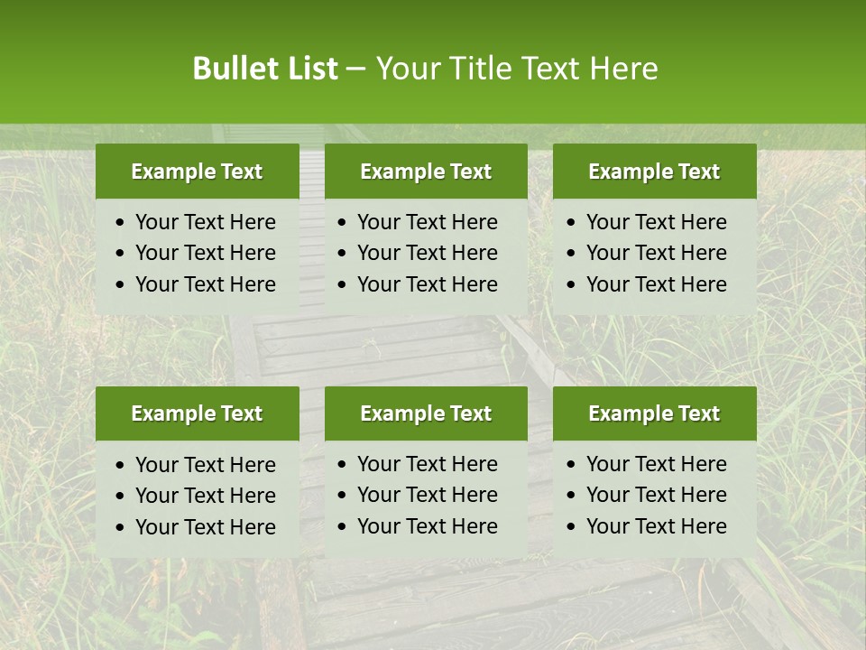 Autumn Bush Green PowerPoint Template