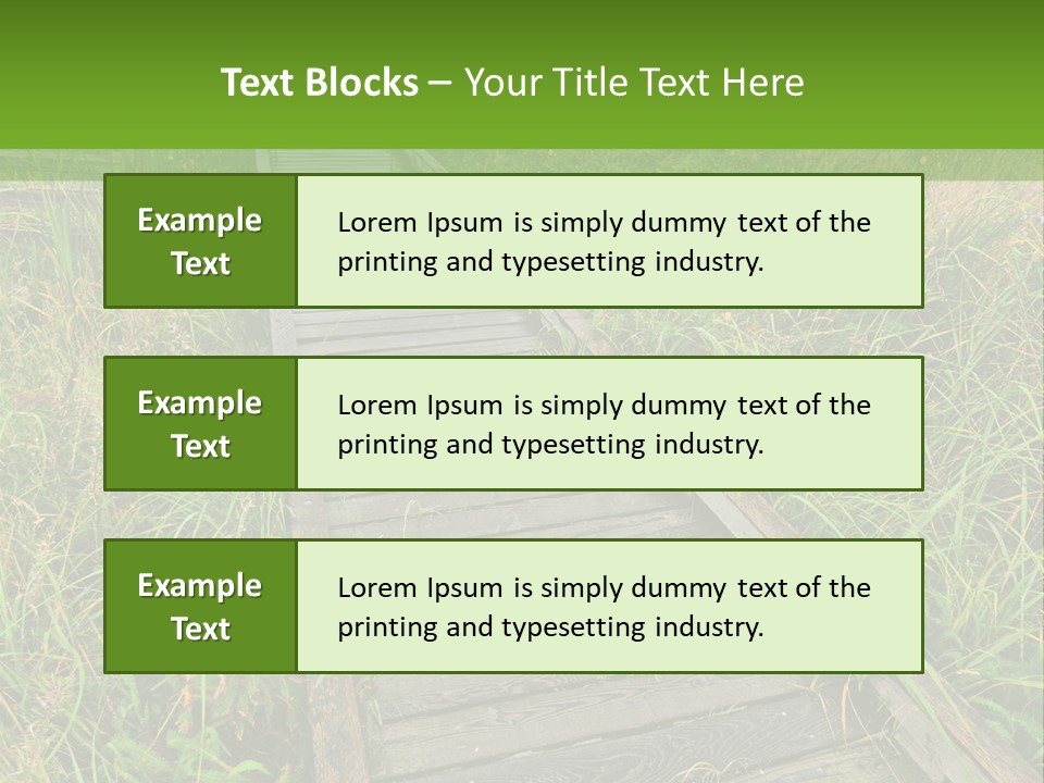 Autumn Bush Green PowerPoint Template