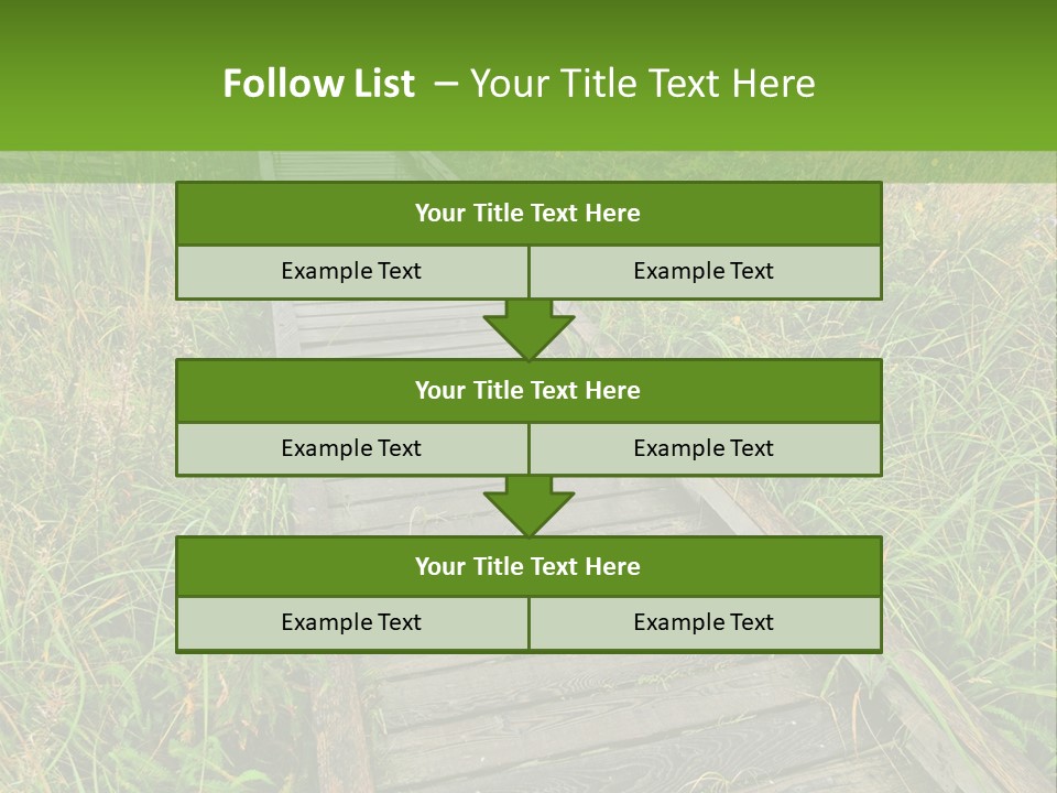 Autumn Bush Green PowerPoint Template