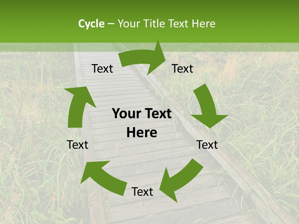 Autumn Bush Green PowerPoint Template