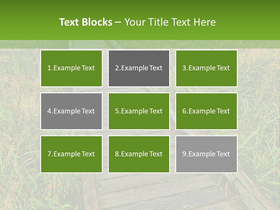 Autumn Bush Green PowerPoint Template