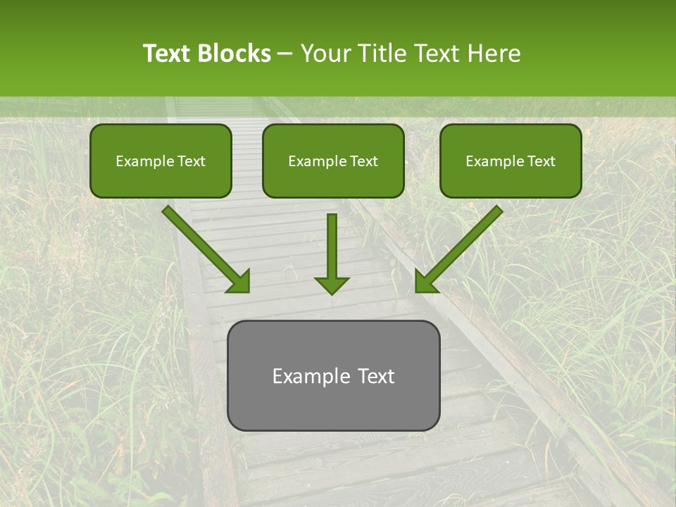 Autumn Bush Green PowerPoint Template