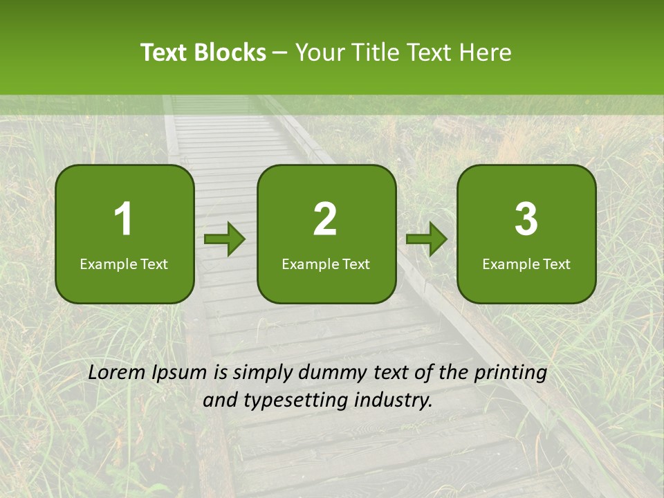 Autumn Bush Green PowerPoint Template