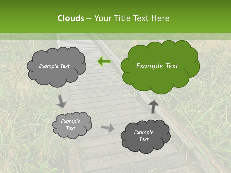 Autumn Bush Green PowerPoint Template