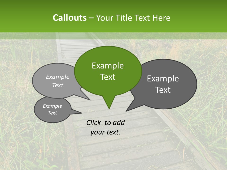 Autumn Bush Green PowerPoint Template