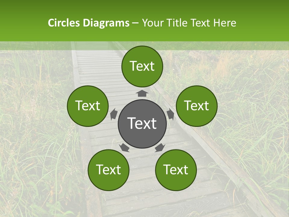 Autumn Bush Green PowerPoint Template