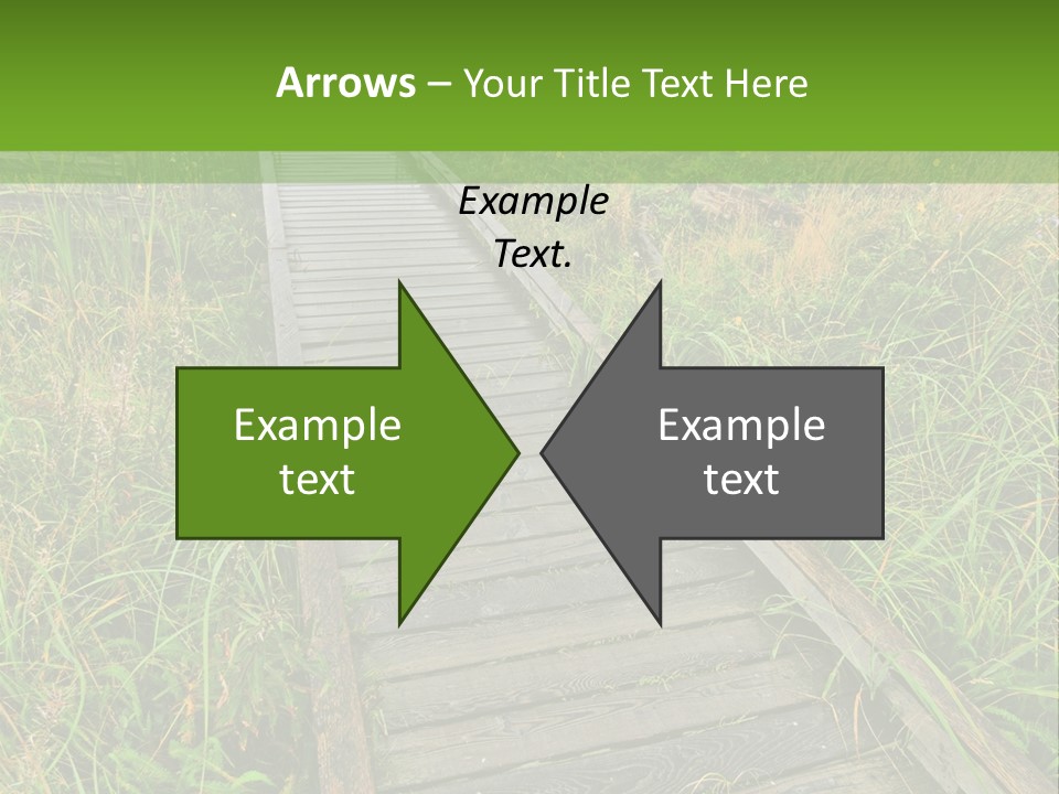 Autumn Bush Green PowerPoint Template