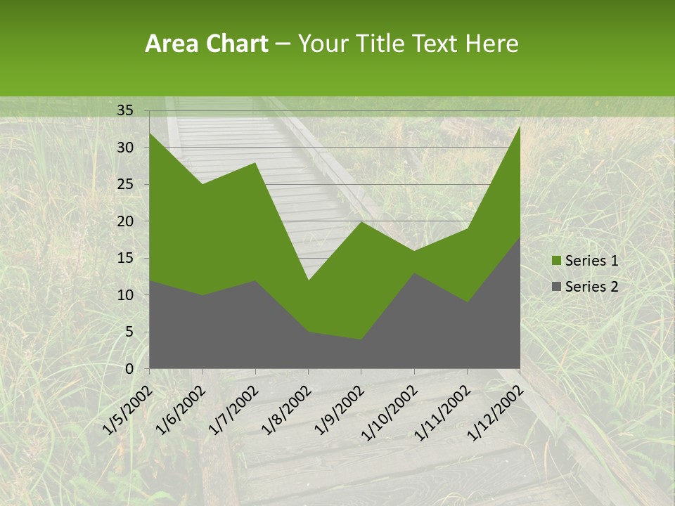 Autumn Bush Green PowerPoint Template