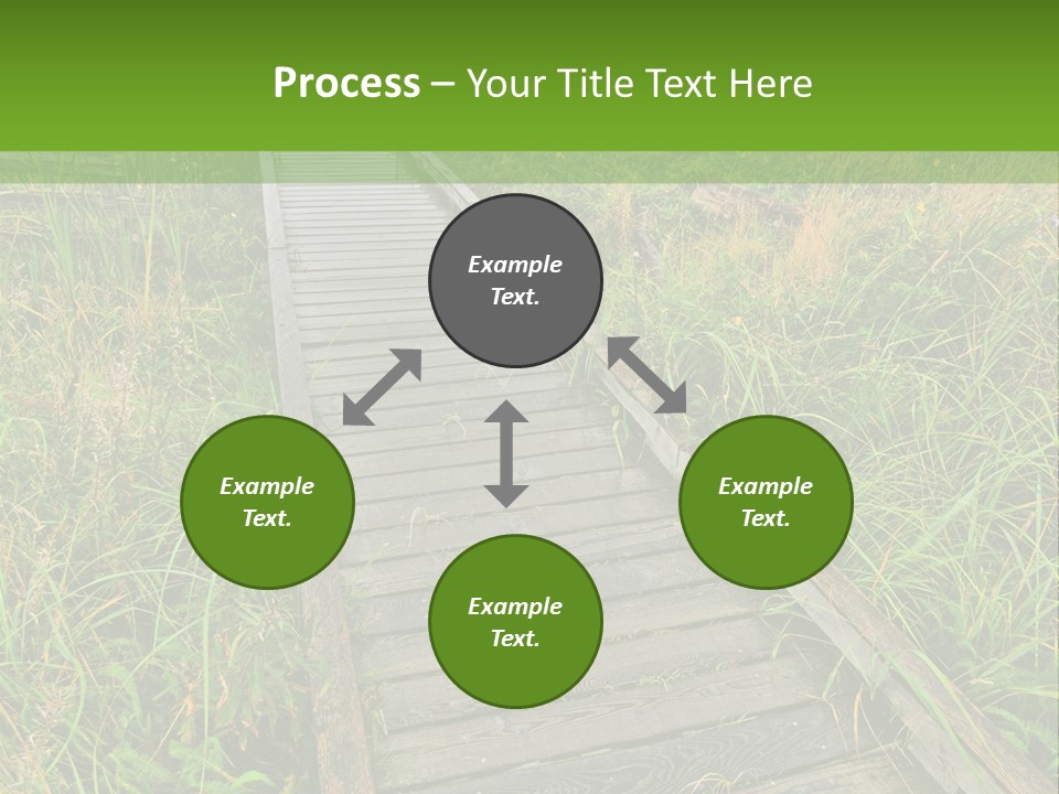 Autumn Bush Green PowerPoint Template