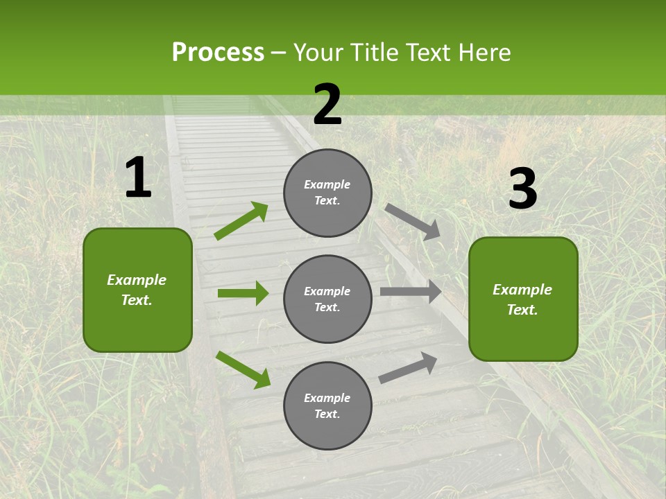 Autumn Bush Green PowerPoint Template