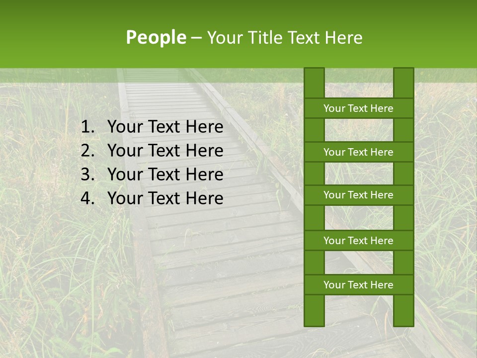 Autumn Bush Green PowerPoint Template