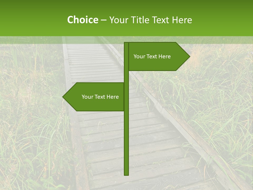 Autumn Bush Green PowerPoint Template