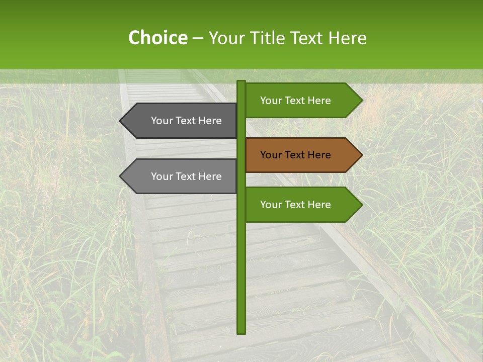 Autumn Bush Green PowerPoint Template