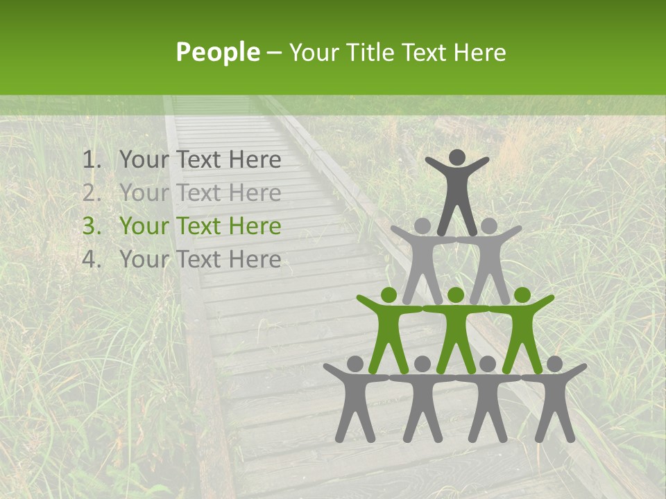 Autumn Bush Green PowerPoint Template