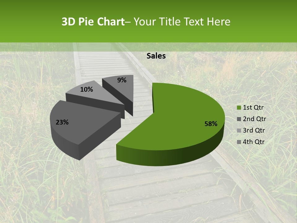 Autumn Bush Green PowerPoint Template