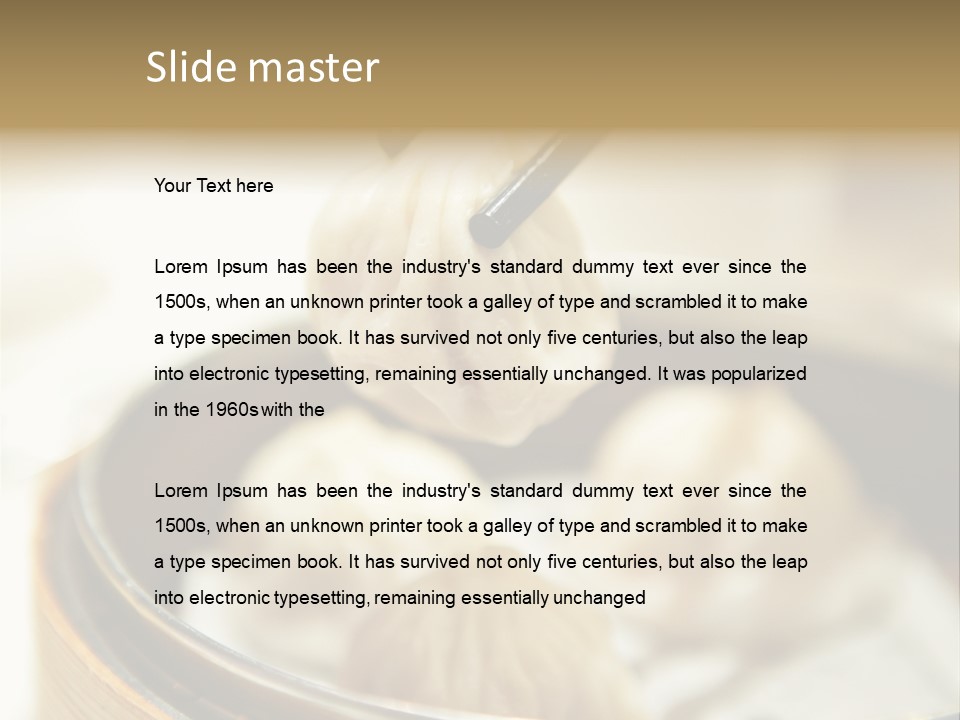 Sum Asia Steamer PowerPoint Template