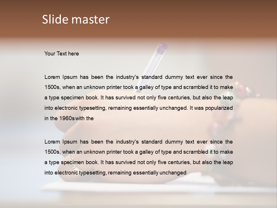 Test Jewellery Smiling PowerPoint Template