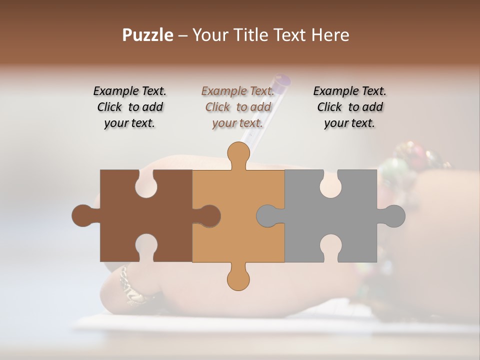 Test Jewellery Smiling PowerPoint Template