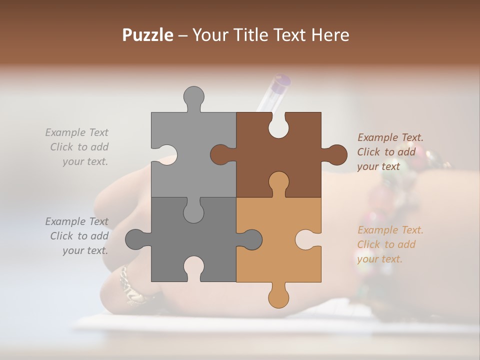 Test Jewellery Smiling PowerPoint Template