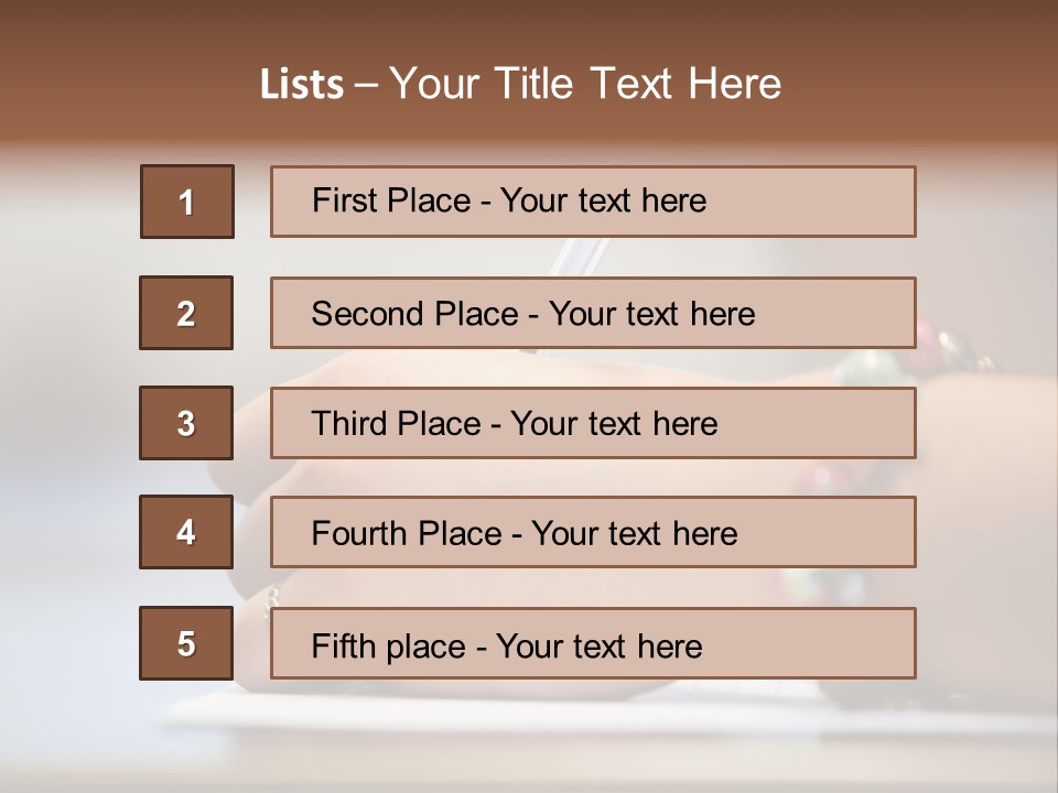 Test Jewellery Smiling PowerPoint Template