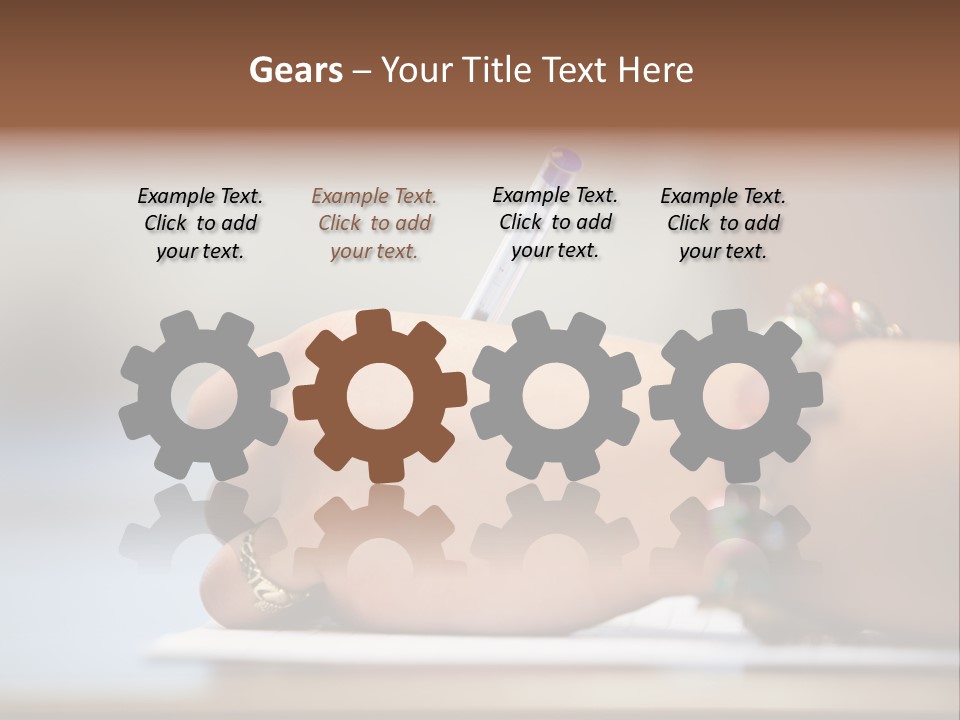 Test Jewellery Smiling PowerPoint Template