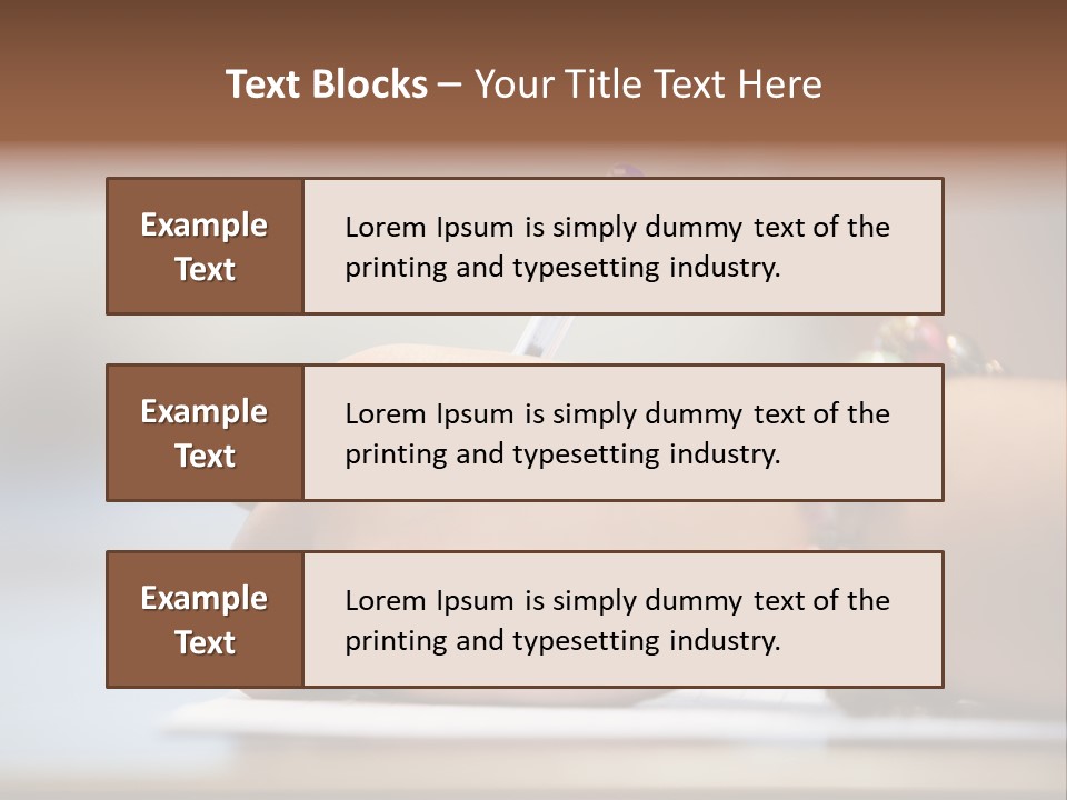Test Jewellery Smiling PowerPoint Template