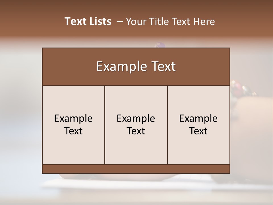 Test Jewellery Smiling PowerPoint Template