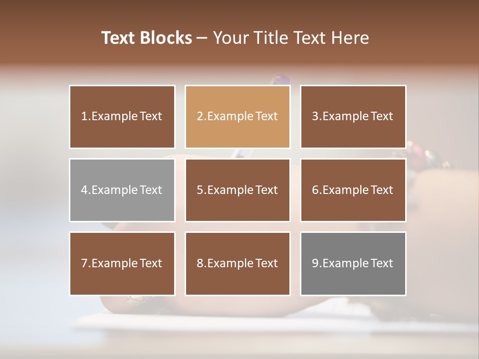 Test Jewellery Smiling PowerPoint Template