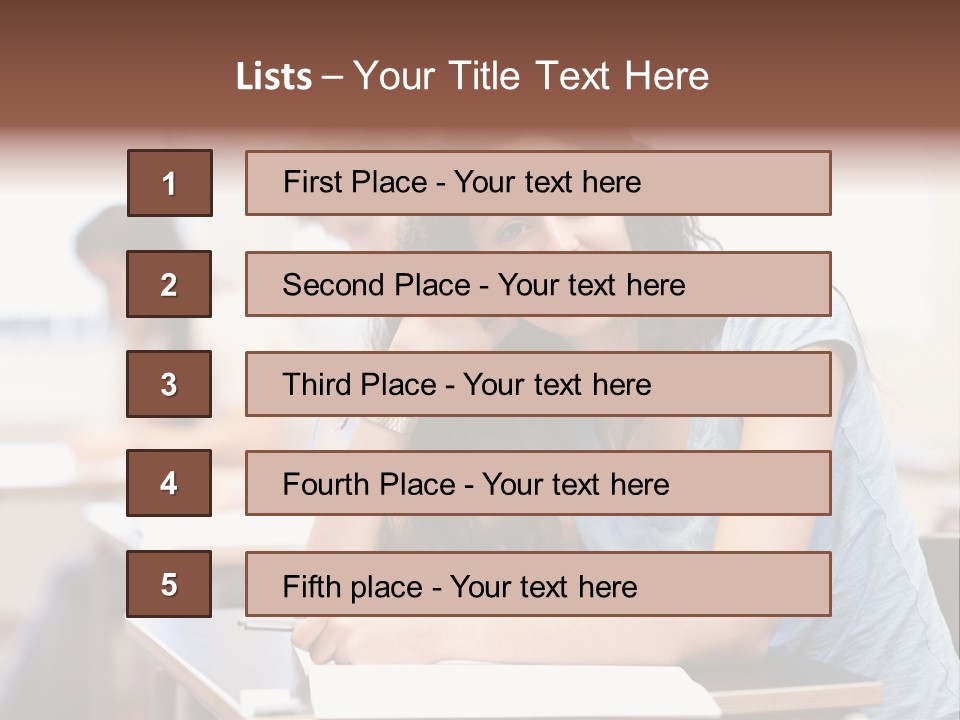 Attention Presentation Classroom PowerPoint Template