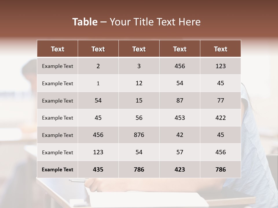 Attention Presentation Classroom PowerPoint Template