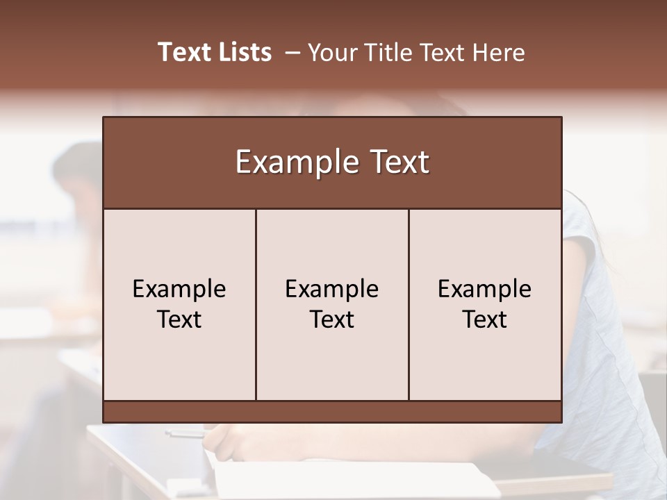 Attention Presentation Classroom PowerPoint Template