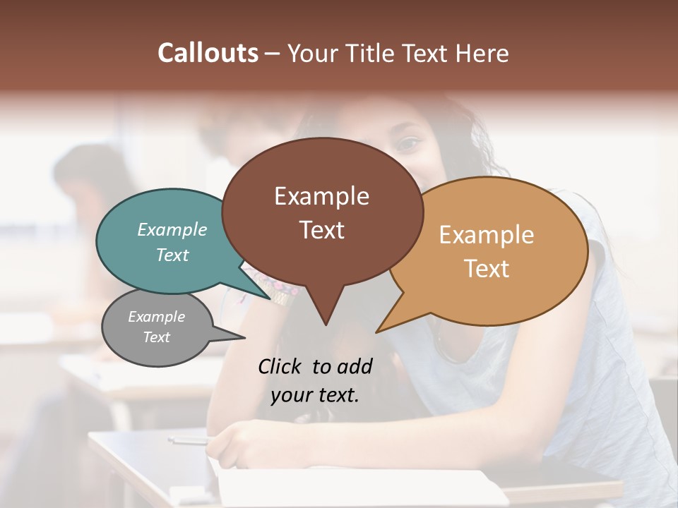 Attention Presentation Classroom PowerPoint Template