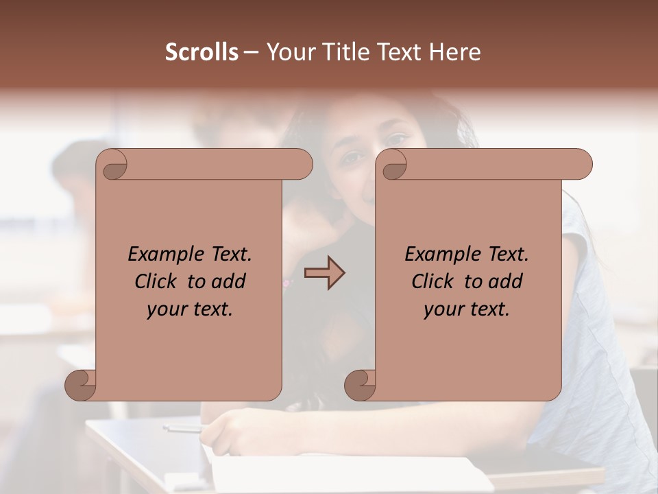 Attention Presentation Classroom PowerPoint Template
