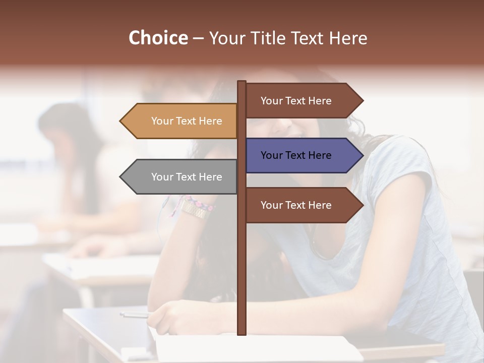 Attention Presentation Classroom PowerPoint Template