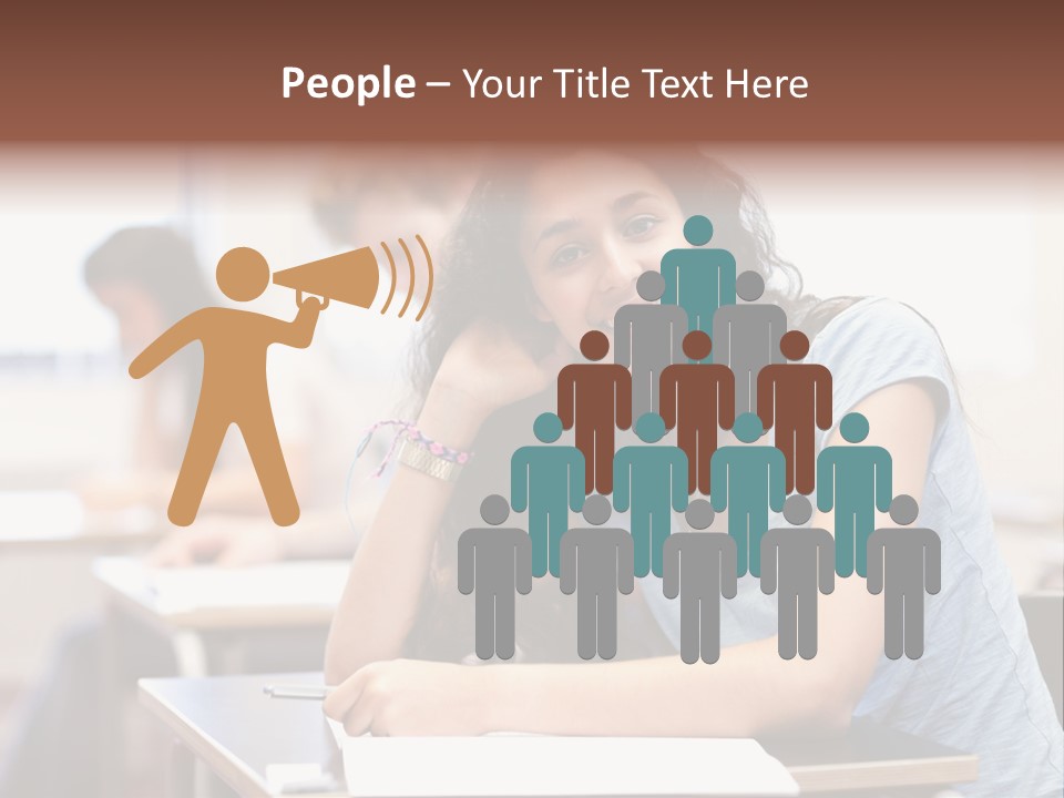 Attention Presentation Classroom PowerPoint Template