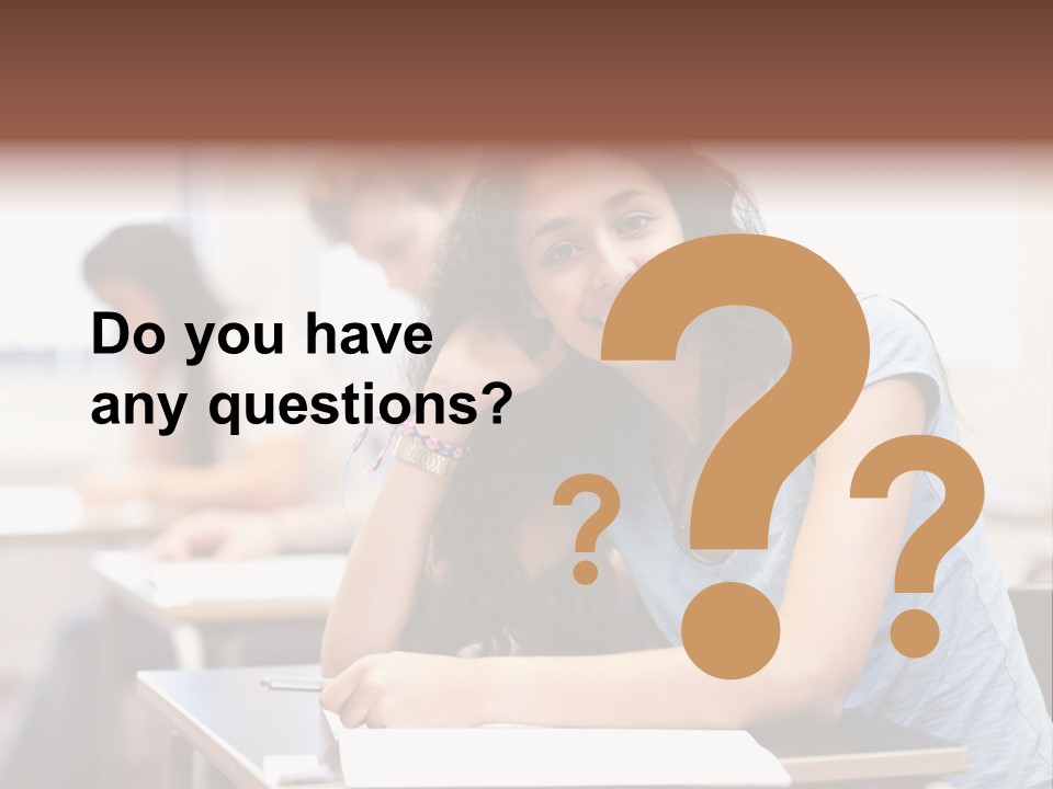 Attention Presentation Classroom PowerPoint Template