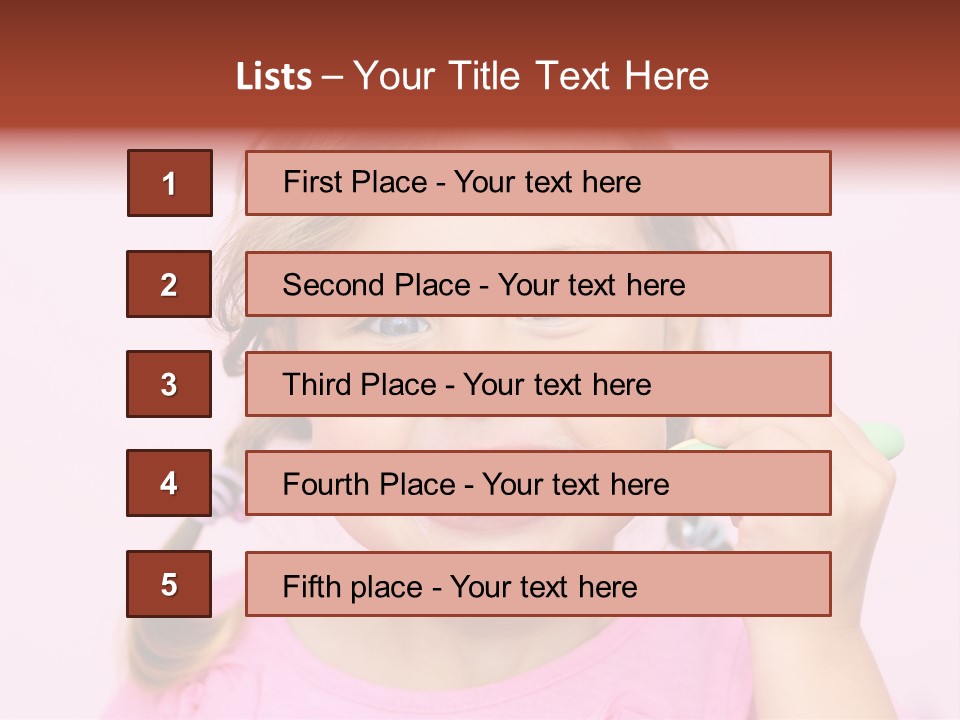 Mouth Brush Morning PowerPoint Template