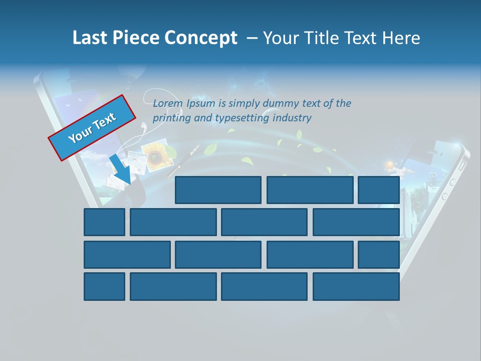 Living Room Domestic Home PowerPoint Template